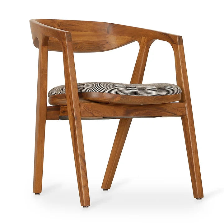 Teakwood Lounge Dining Chair