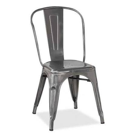 Classic Industrial Metal Chair