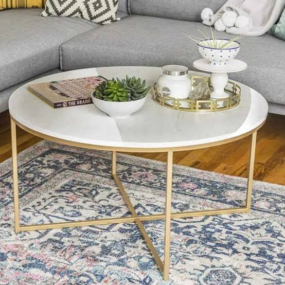 Aurelia Gold Frame Coffee Table